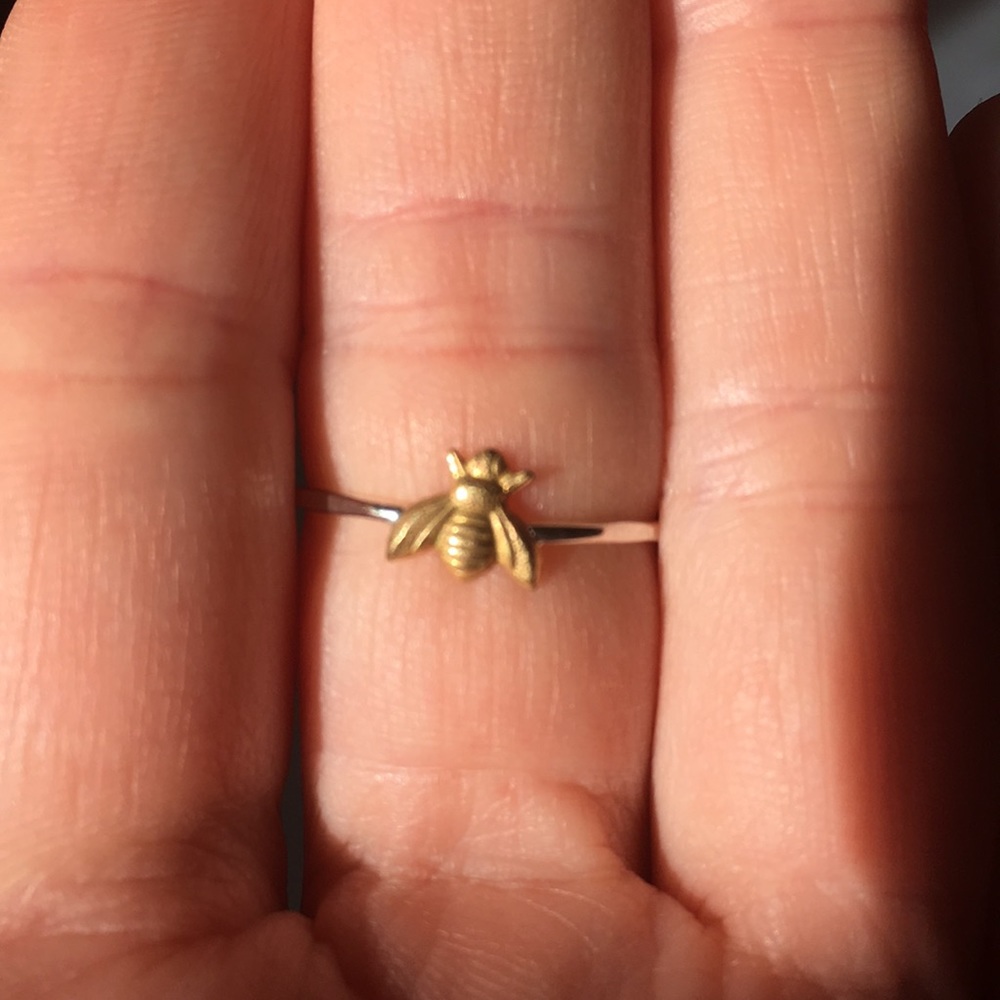 Silver Bee Ring - image 2